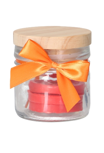 [K1420274] Strikje 100 Procent Recycled Pet Oranje & Lint 6x5cm 250stuks