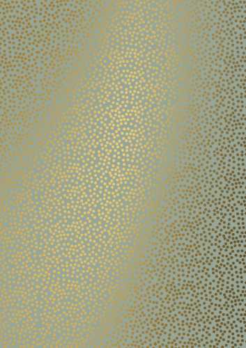 [1051085-50X70] Inpakpapier Coated minidots licht groen goud 50x70cm 250 vellen