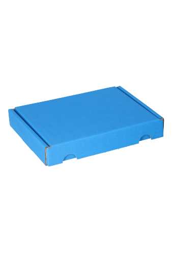 [K1490556] Brievenbusdoos Met Klep Pinto Kraft Blauw A6 16x12x2.5cm 25st OP IS OP