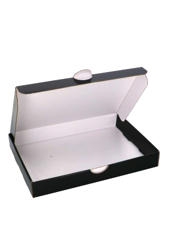 [K1490021] OPRUIMING Verzenddoos Klep Pinto Pinto Glans Zwart 25x18.4x3.4cm 25st