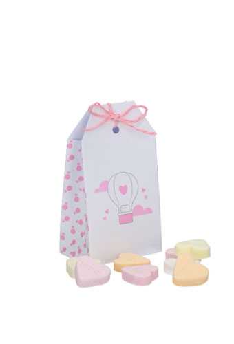 [K1270349] Kadozakjes Luchtballon Baby Roze  5.5x3.5x10cm 10stuks