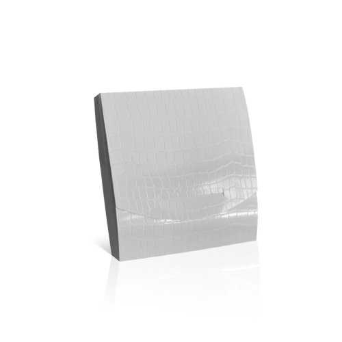 [K1020047] Kadobon & Kadodoosje Closed Structure Armadillo White 12x12x1.5cm 10st