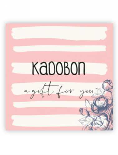 [K1020370] Kadobon A Gift For You Roze + Envelop 12x12cm 12stuks