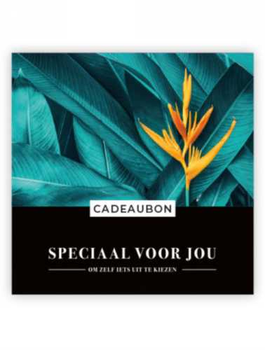[K1020374] Kadobon Speciaal Voor Jou & Bloem + Envelop 12x12cm 12stuks