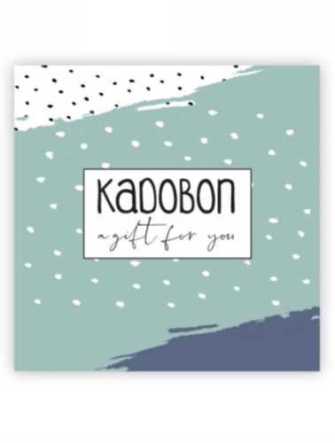 [K1020375] Kadobon A Gift for You groen + Envelop 12x12cm 12stuks