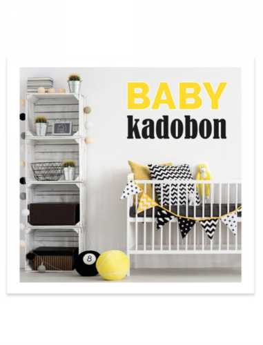 [K1020376] Kadobon Baby + Envelop 12x12cm 12stuks