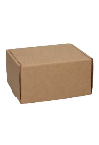 [K1271942] Verzenddoos Klepdoosje Budget Fast Naturel 15.5x12x8cm 10stuks