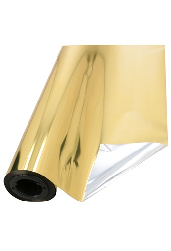 [K1080003] Cadeaufolie Metallic Goud & Zilver 70cm x 50meter 30 mic