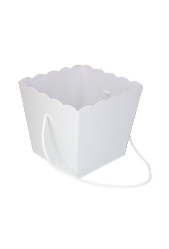 [K1271953] Geschenkdoos Korf Dudley Wit Met Koord 15x15x18cm 10stuks