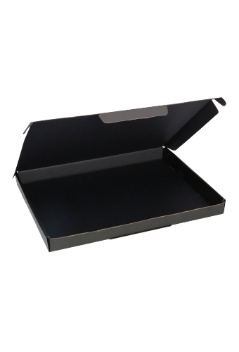 [K1490524] Brievenbusdoos Met Klep Pinto Zwart & Zwart A4 32x24x2.9cm 100stuks