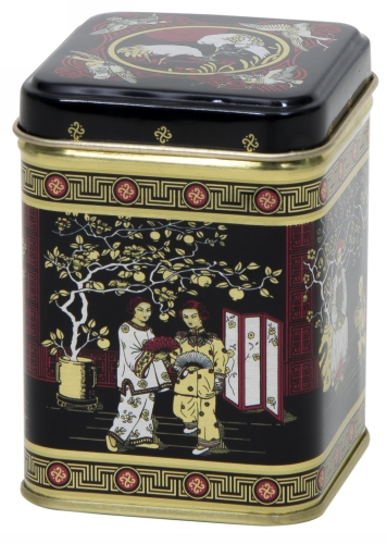 [1150101] Blikken Black jap Square 50gram 6x6x6cm 24stuks