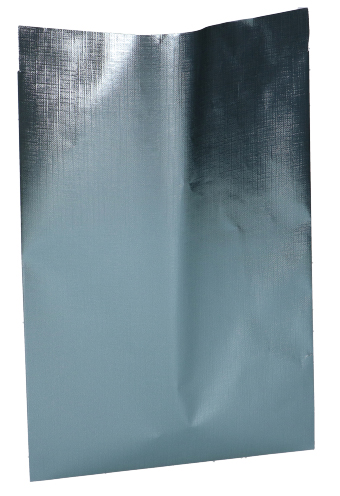 [K1070929] Luxe Kadozakjes Embossing Linnen Zilver 12x19cm 200stuks