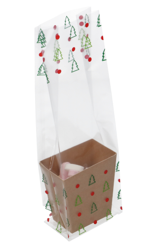 [K1360523-KERST] Korfje Hoog Katla Kraft 6x3.8x8cm 50stuks