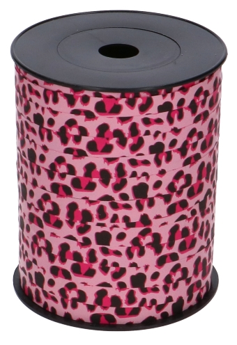 [K1010357] Krullint Panter Roze 10mm x 250 meter