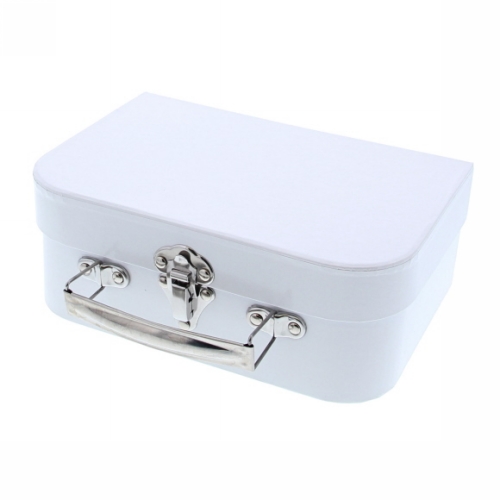 [177056] Geschenkverpakking Valies wit medium 20x7.5x17.5cm 12stuks