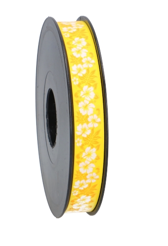 [K1010363] Krullint Flowers Geel 20mm x 100 meter