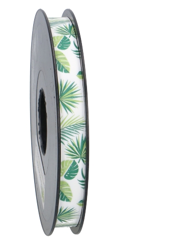 [K1010367] Krullint Flowers Groen Monstera 15mm x 100 meter