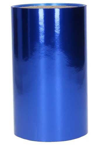 [K1580012] Breed Openings Lint Metallic Donker Blauw 15cm x 10meter