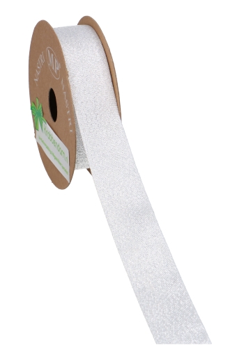 [K1391075] Luxe Kadolint Fabulous Metallic Zilver 25mm x 10 meter