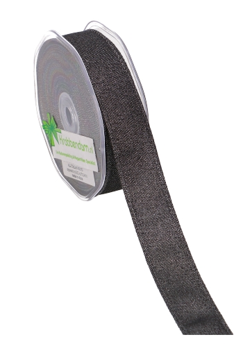 [K1391061] Luxe Lint Glitter Johnny Zwart IJzerdraad 25mm x 10meter