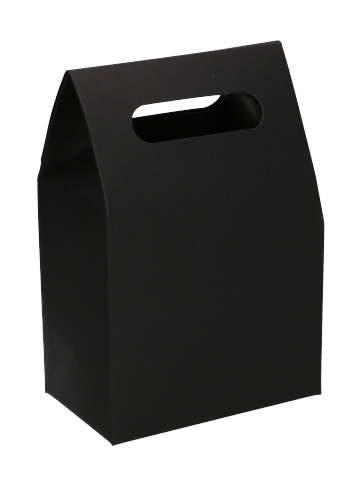 [K1272017] Draagdoos Lunchbox Flores Hoog Model Zwart & Tape 13x8x18cm 10stuks