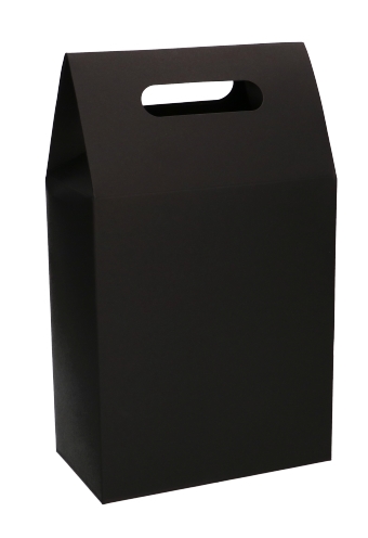 [K1272019] Draagdoos Lunchbox Flores Hoog Model Zwart & Tape 16x9x26cm 10stuks