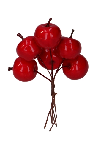 [K1340727] Kado Decoratie Grote Berrie Rood 10cm 72stuks