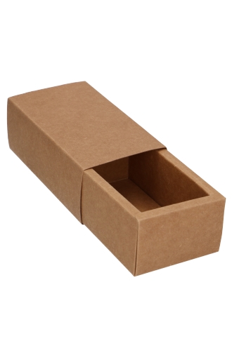 [K1272038] Schuif Deksel Kadodoosje Jakarta Kraft 12x6x5cm 10stuks