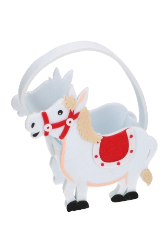 [K1220209] Geschenkmandje Vilt Ozosnel Sint 22x8x18.5cm 1stuks