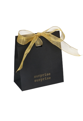 [K1070236] Kadozakjes Kraft Zupo Zwart Surprise & Lintgleuf 14x7x15cm 12stuks