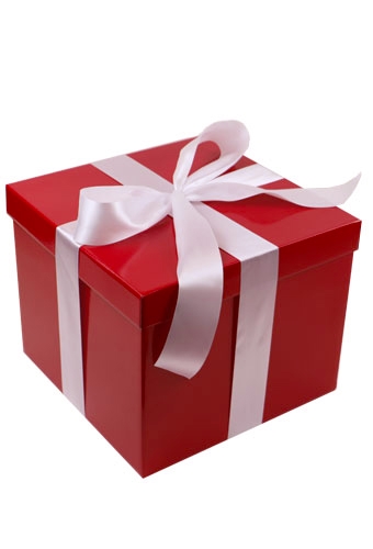 [K5551959] Luxe Geschenkdoos Torino Rood Glossy FSC® 25x25x20cm Los Model