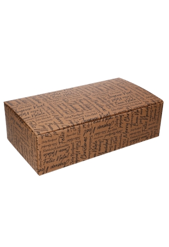 [K1171197] Luxe Wijndozen Ferro Zalig Kerstfeest voor 2 fles 34x18.5x9cm 30stuks