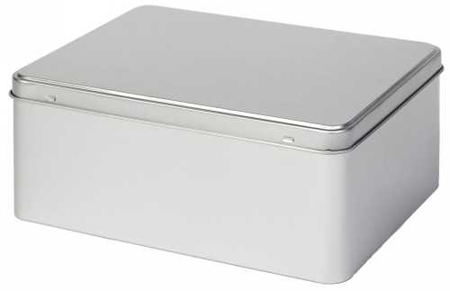 [1150124] Blikken Blanco Rechthoekig 22x16x9cm 12stuks