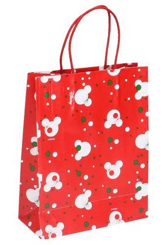 [K1330223-9ST] Luxe Kersttasjes Medium Mickey Mouse Disney 19x9x25cm 9stuks