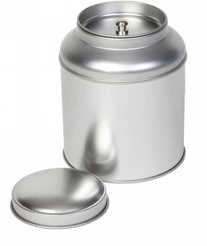 [1150120] Blikken Blanco Rond met extra deksel r9x11.5cm 12stuks