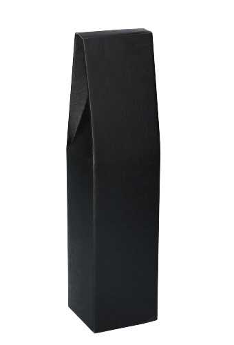 [K1170439-BIER] Luxe Bierverpakking Zwart Voor 1 Fles 75cl Bier  9x9x37cm 50stuks