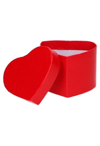 [K1272076] LUXE KANT & KLARE Flowerbox Latemar Hartje Rood 9.5x7.5x6.5cm 12 stuks