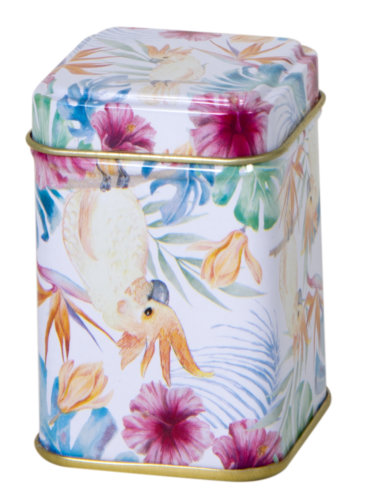 [1150477] Blikken Paradise vierkant 50gram 6x6x8cm 24stuks