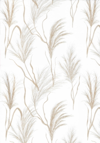 [K1090055] Zijdevloei - Vloeipapier Bedrukt Gras Flower 50x70cm 200 vellen 28gram