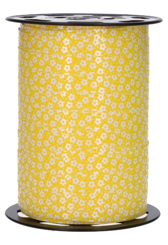 [K1010240] Krullint Flower Geel 10mm x 225 meter