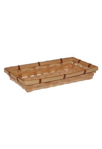 [1190192] Mandje bamboe Spaan 20x11x3cm 40stuks