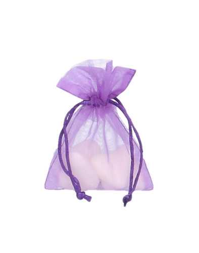 [K1070126] Organza zakjes Paars Klein 9x12.5cm 10stuks