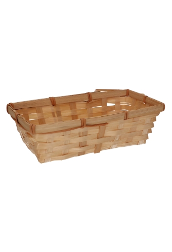 [1190246] Mandje bamboe Spaan 20x10x7cm 40stuks