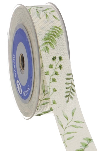 [K1391145] Geschenklint Canvas Kruiden 25mm x 15 meter