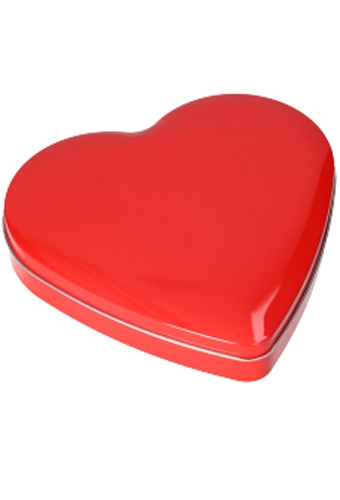 [K1150451] Blikken Rood Hart 18x17.5x3cm 1 stuk