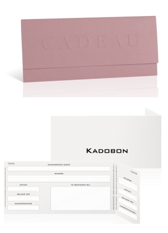 [K1020108] Kadobon & Envelop Impression Cadeau Soft Lilica 21.5x10.5cm 10stuks