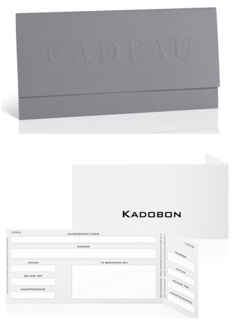 [K1020137] Kadobon & Envelop Impression Cadeau Lavender 21.5x10.5cm 10stuks