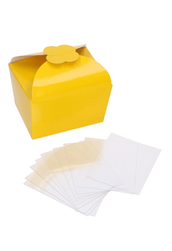[K1360582] Transparant Inleg Vellen Voor Bonbondoosjes 8.5x10.5cm 200stuks
