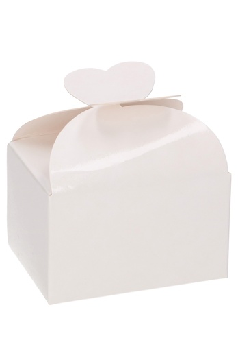 [K1360569] Bonbondoosjes Todi Wit Glans 125gram 7.6x6x4.8cm 25stuks