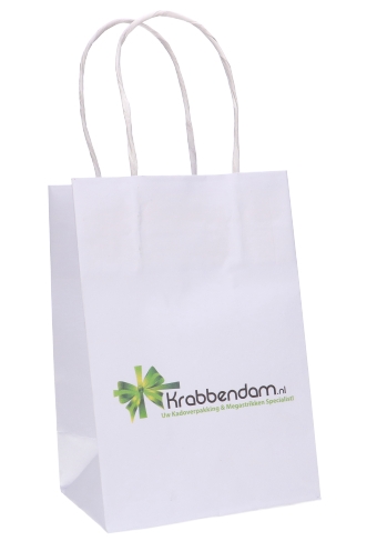 [K1120076-PRINT] Papieren Tassen Wit Digitaal Bedrukt & Handvat A5 19x8x21cm 50stuks